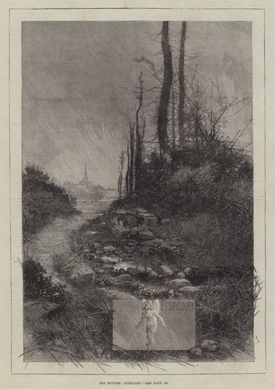 The Months, February by Charles Auguste Loye